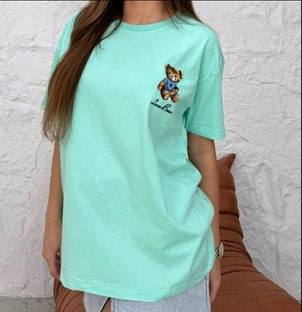 Футболка Lora LR1145 mint - делук