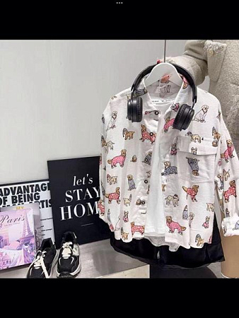 Рубашка Meloria 9220 white - делук