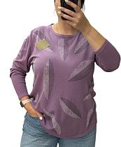 Свитер Levisha 25221 lilac - делук