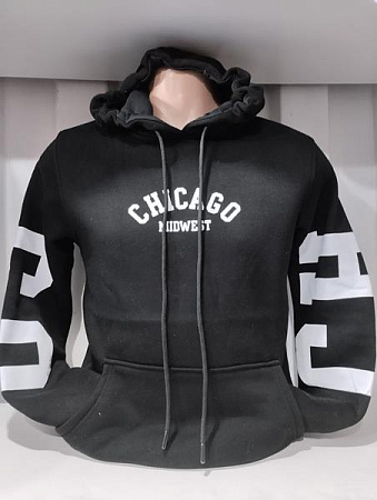 Худи Panda 1414 black - делук