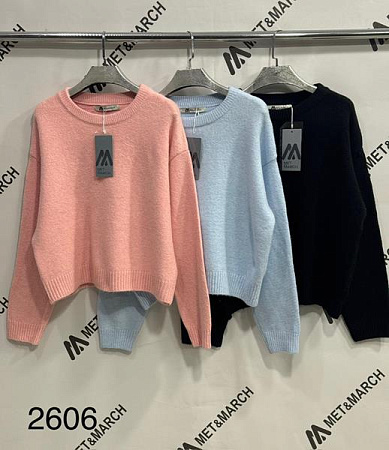 Свитер Met&March 2606 l.blue - делук