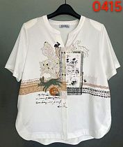 Рубашка Lida 0415 white - делук