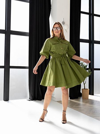 Платье Diamanna P245 green - делук