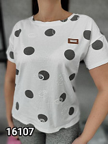 Футболка Style Nadezhda 16107 white - делук