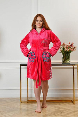 Халат Romeo Life RL1045 red - делук