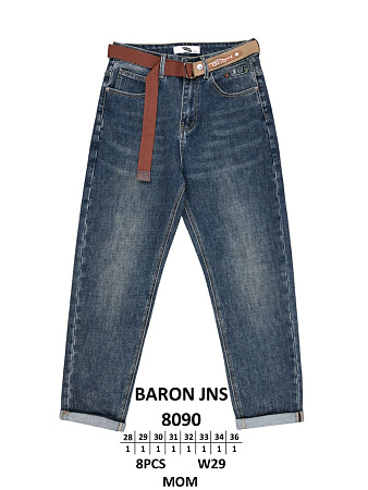 Джинсы God Baron 8090-1 blue - делук