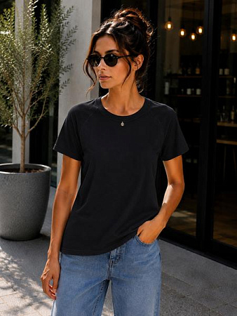 Футболка New Season F1711 black - делук