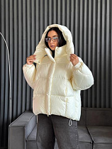 Пуховик Trend 2534 l.beige - делук