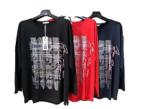 Свитер Immei 3821 red - делук