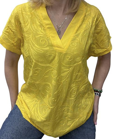Футболка Elena&Vika 26003 yellow - делук
