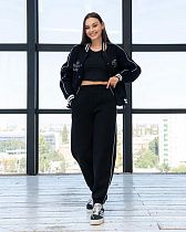 Костюм Спорт Azna DZ112 black - делук