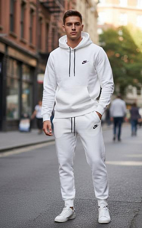 Костюм Спорт Delviago DL638 white - делук