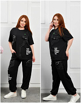 Костюм Спорт Saint Wish 383 black - делук