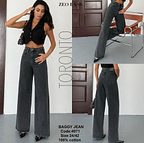 Джинсы Jeans Style 4971 d.grey - делук