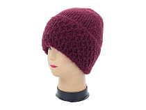 Шапка Angelica ABC001-6 на флісі wine Шапка Angelica ABC001-6 на флісі wine - делук
