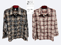 Рубашка Base 3504+ peach-beige - делук