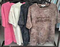 Футболка Aidin-Шик Шок 8883 brown - делук