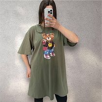 Туника Ekvato 25079 khaki - делук