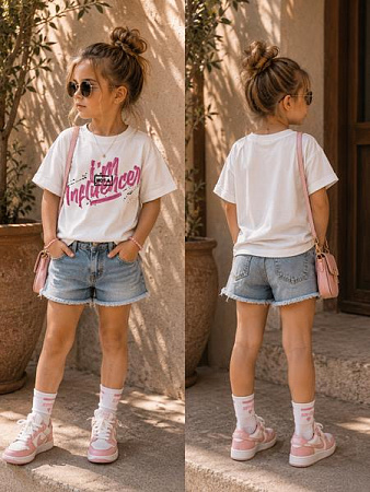 Футболка Major 11394 white-pink - делук