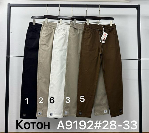 Штаны Immei A9192-5 brown - делук