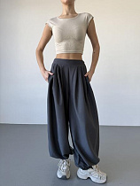 Штаны Спорт Arina 1710 d.grey - делук