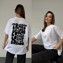 Футболка Arina 4190 white - делук