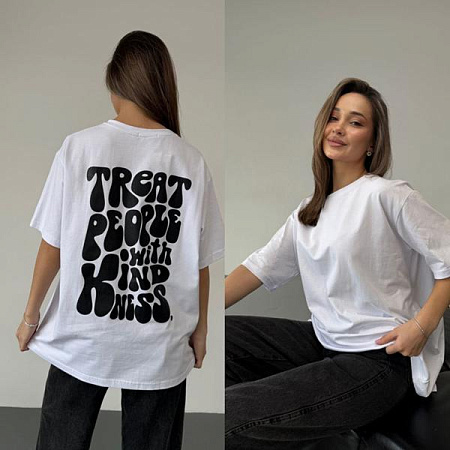 Футболка Arina 4190 white - делук