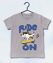 Футболка Dino DN292 grey - делук