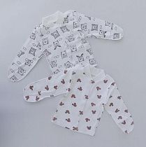 Кофта Meloria ML1679 white-grey - делук