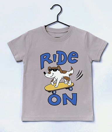 Футболка Dino DN292 grey - делук