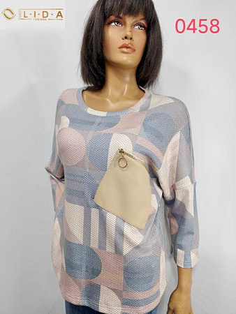 Свитер Lida 0458 blue - делук