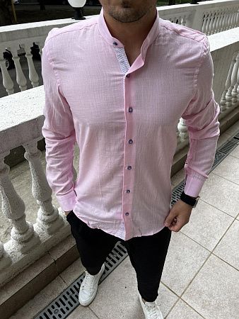 Рубашка No Brand 2180 pink - делук