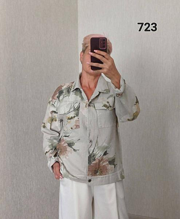 Рубашка Fsn 723 grey - делук