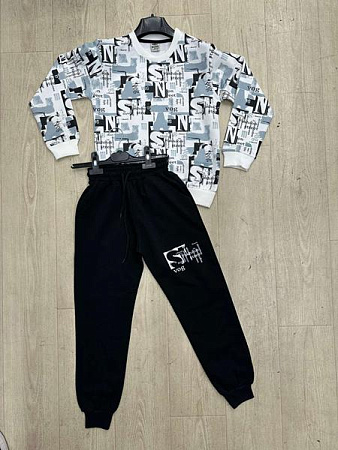 Костюм Спорт Proschenko PR748 black - делук