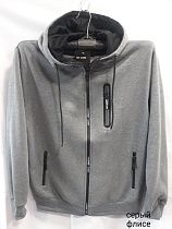 Кофта Спорт Minh M122 grey - делук