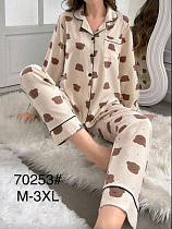 Пижама Romeo Life 70253 beige - делук