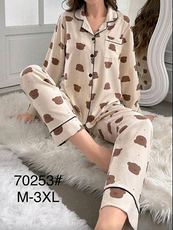 Пижама Romeo Life 70253 beige - делук