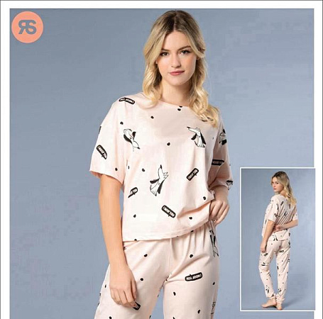 Пижама Trikotag 7021 apricot - делук