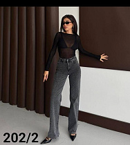 Джинсы Jeans Style 202-2 d.grey - делук