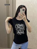 Футболка Fsn 6444 black - делук