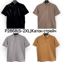 Футболка Liopt P2868 black - делук