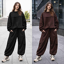 Костюм Спорт Karolina KR543 brown - делук