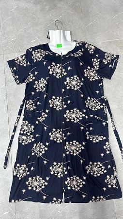 Халат Brilliant BR26 navy - делук