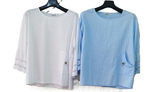 Блузка Orange Chinese 416 white - делук