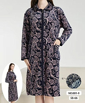 Халат Estima 801-9 black - делук