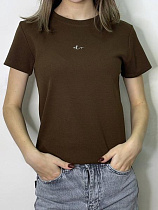 Футболка Kosta H007 brown - делук