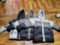 Куртка Sevim 2527 black-l.grey - делук