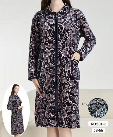 Халат Estima 801-9 black - делук