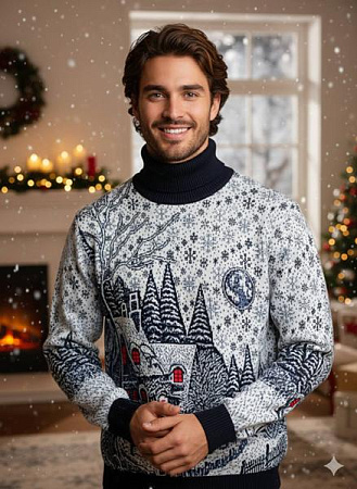 Свитер Moranny MR339 black - делук