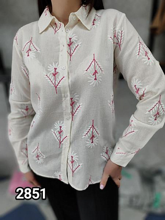 Рубашка Mmc Clothes 2851 white-red - делук